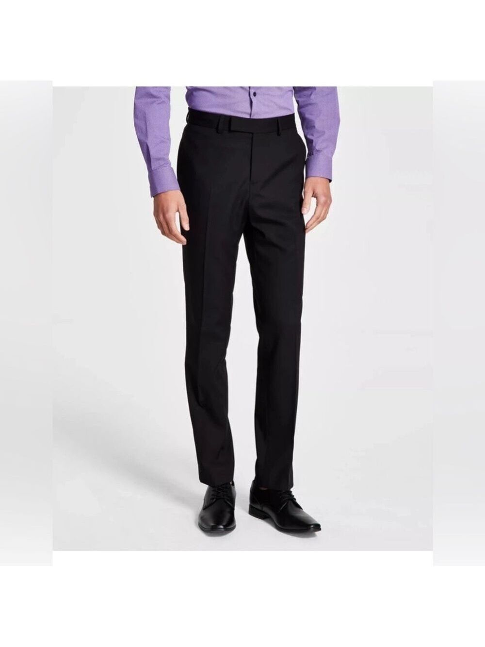 Kenneth Cole Men’s Slim Fit Flex Navy Blue Dress Pants Sz 35Wx32L